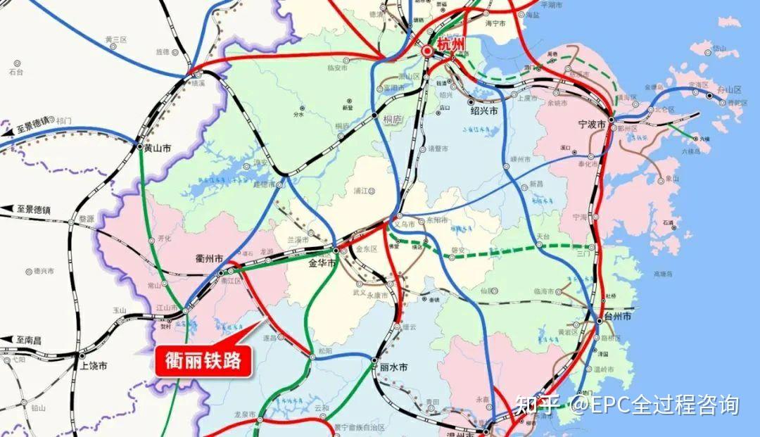 衢丽铁路衢州至松阳段位于浙江省西南部,西起衢州市,途经衢州市及其