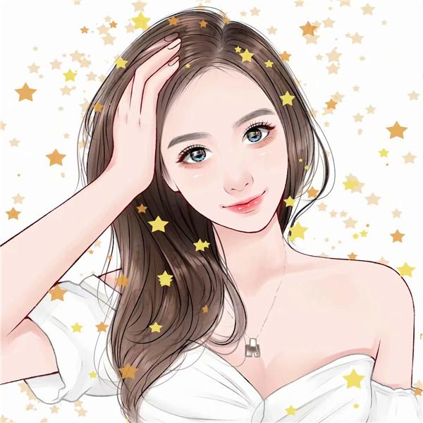 头像女生手绘唯美可爱,情侣头像 冷酷 左一右 手绘清纯头像女生唯美好看的微信头像女手绘图超唯美手绘女生头像