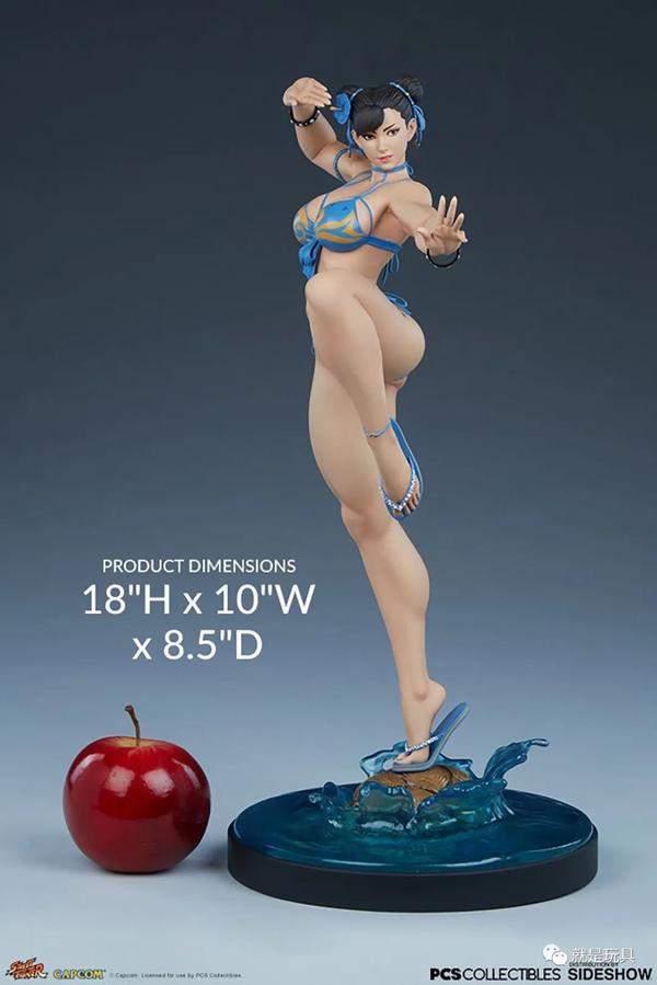 sideshowxpcs街霸5春丽泳装造型的格斗女神