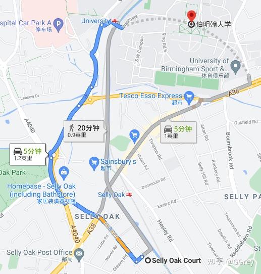 地理位置:sturge close (off elliott rd), selly oak, 伯明翰市中心