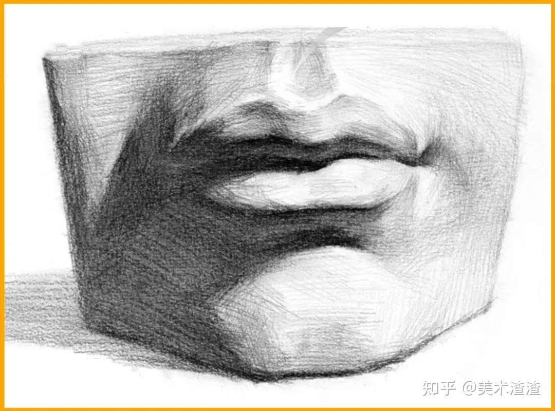 素描石膏五官要点深度解析助你快速理解