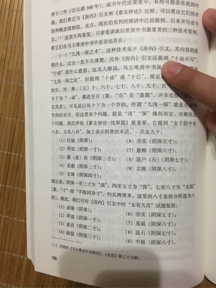 "九浅一深"的认知,这方面认知的改变来自于马王堆汉墓的文物.