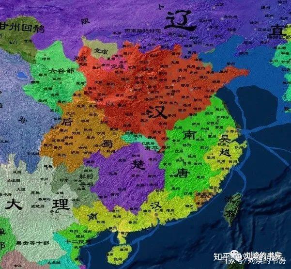 所以,五代十国南方长期割据的重要原因就在于藩镇割据,如此强大的内部