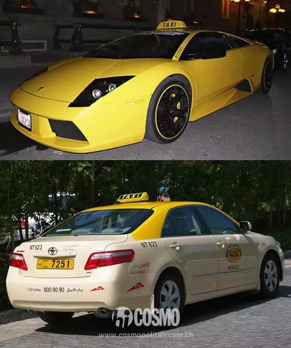 迪拜的出租车