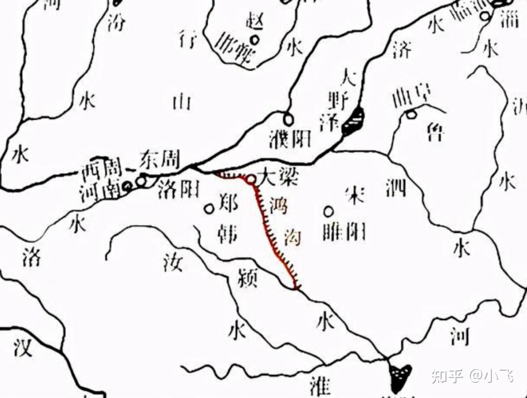 事情是这样的:其实"楚河汉界,就在河南省.但