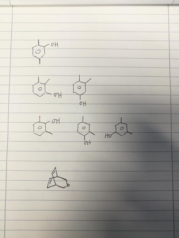 二甲基苯酚有几种同分异构体?