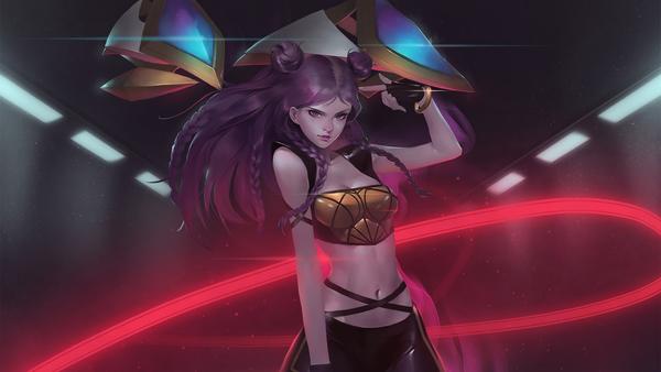 —你一定会喜欢的4k电脑壁纸【012】lol新英雄萨勒芬妮和她的kda朋友