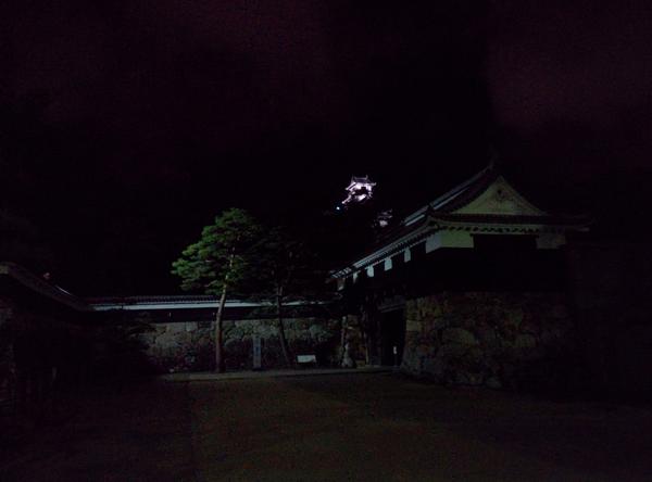 夜幕下的高知城
