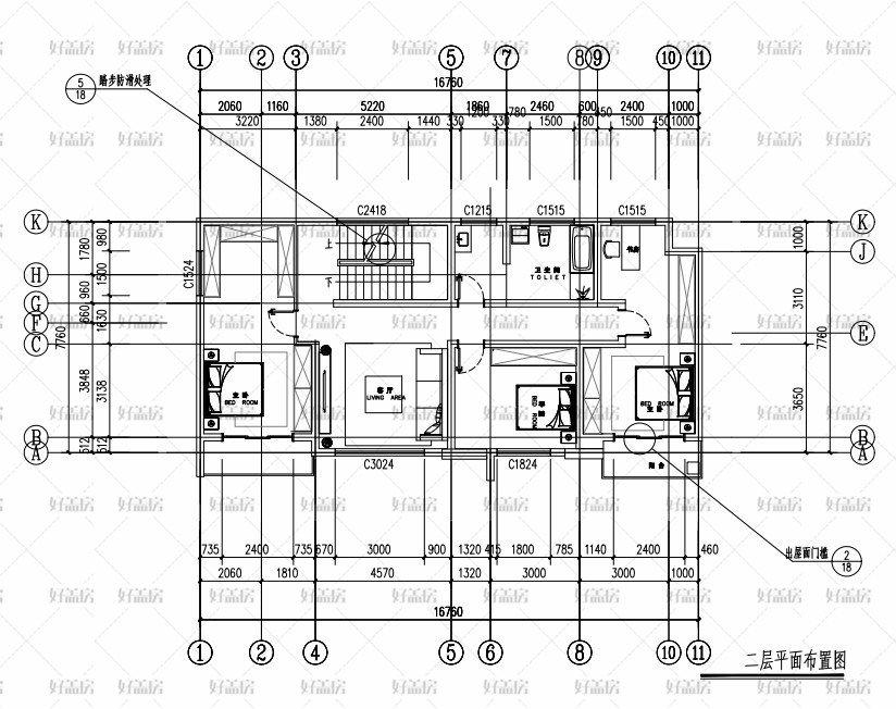 7x12米农村建房图纸