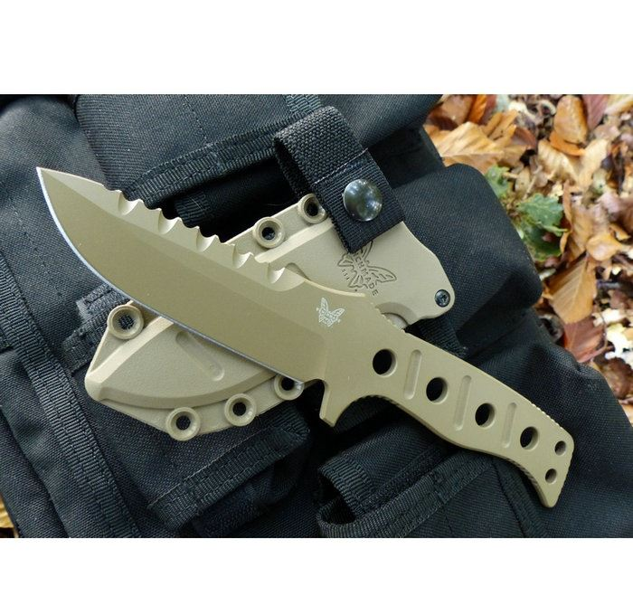 【品鉴】benchmade 美国蝴蝶375sn adamas双刃战术直刀