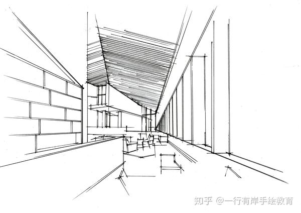 【展览空间】一行有岸环艺手绘设计表现