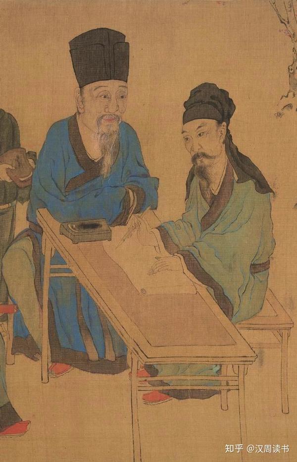 王安石画像(右)