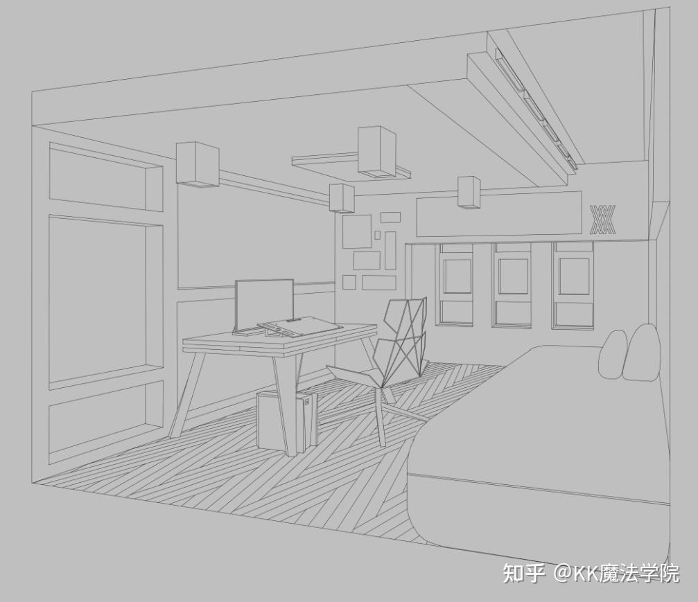 kk魔法学院优秀作业心得基础透视与结构0025