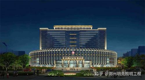 河南明亮照明:开封医院室外照明亮化工程, 把握要点效果佳