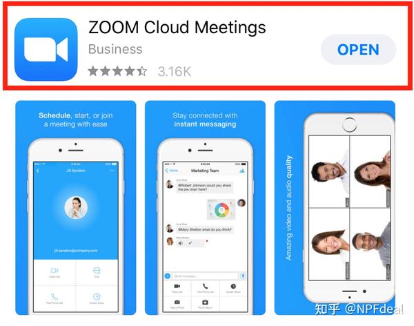 大家注意,别下载错了,是zoom cloud meetings