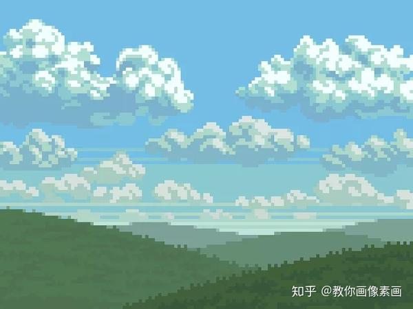 slynyrd像素画教程像素画自然景观画法指南