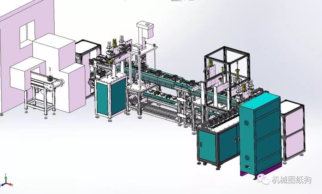 非标数模rp大功率电机模型组装v电机流水线自动化线体3d塑封海鲜酱有几种图片