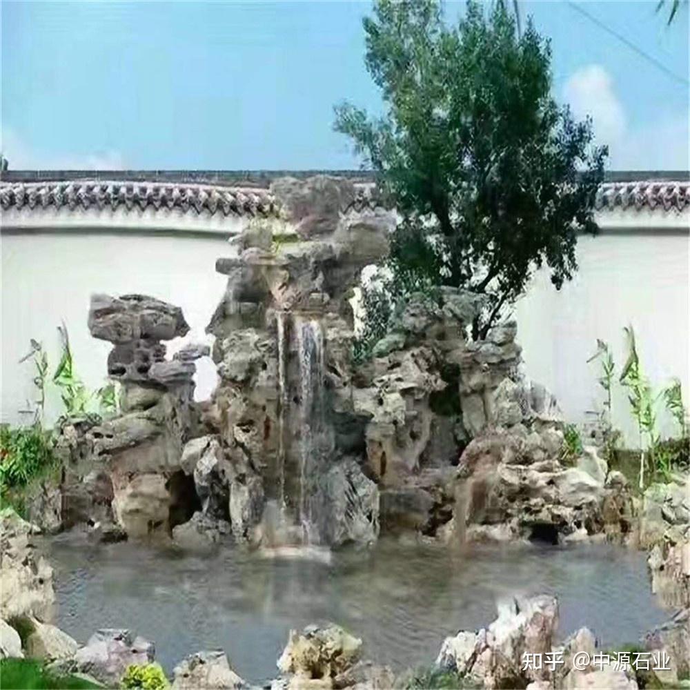 广东假山水池设计,假山池设计,忠远园林