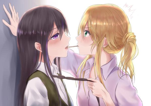 重百合跟女同性恋终究不是一回事,橘气这样的作品里的性别实际上是一