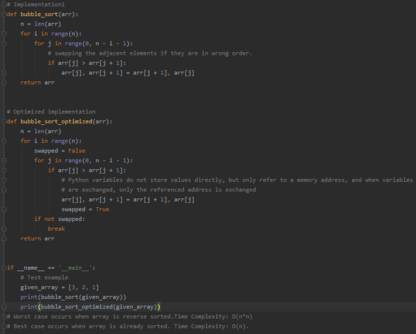 bubble sort is   sorting algorithm that swapping between