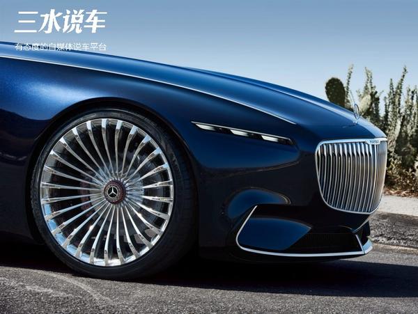 迈巴赫6(mercedes-maybach 6)的车门搭配了逼格满满的鸥翼车门,车轮