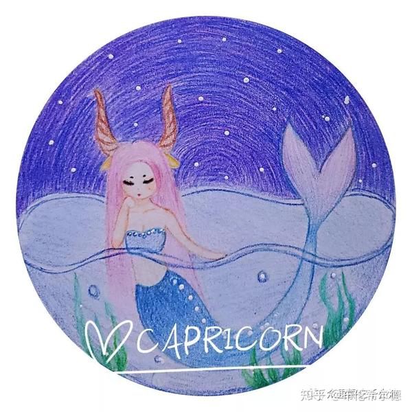 终于完成了十二星座的彩铅插画 因为工作繁忙一度停更了很久 在这里
