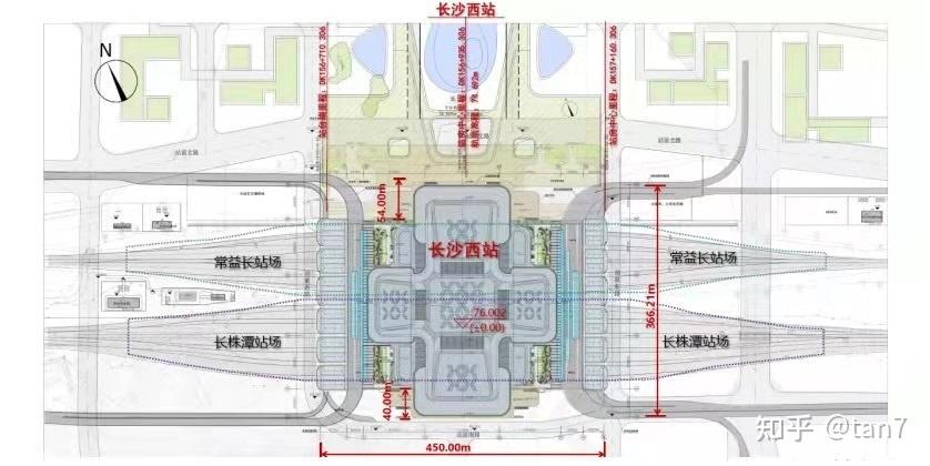 大型综合枢纽地标"长沙西站"平面图爆出