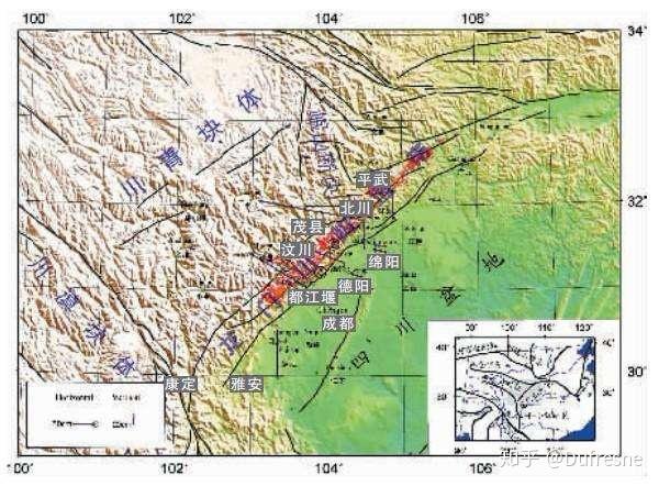 地震一般都是在一些地质断裂带发生,今天来梳理一下成都周边的断裂带