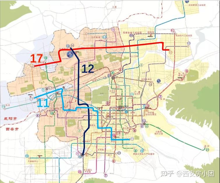 西安地铁四期都包含哪些线路