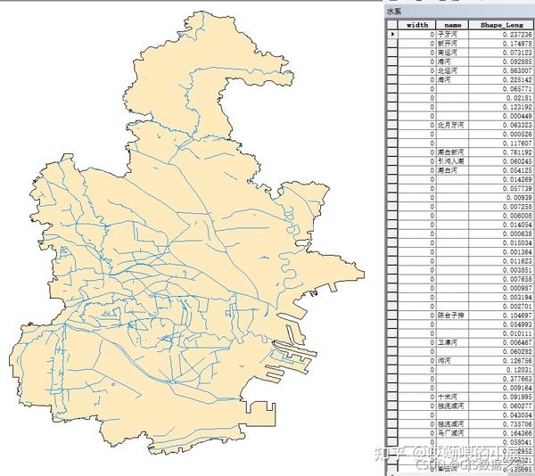 区划 河流水系网 建筑轮廓  30米dem等shp数据 数据覆盖范围:天津市