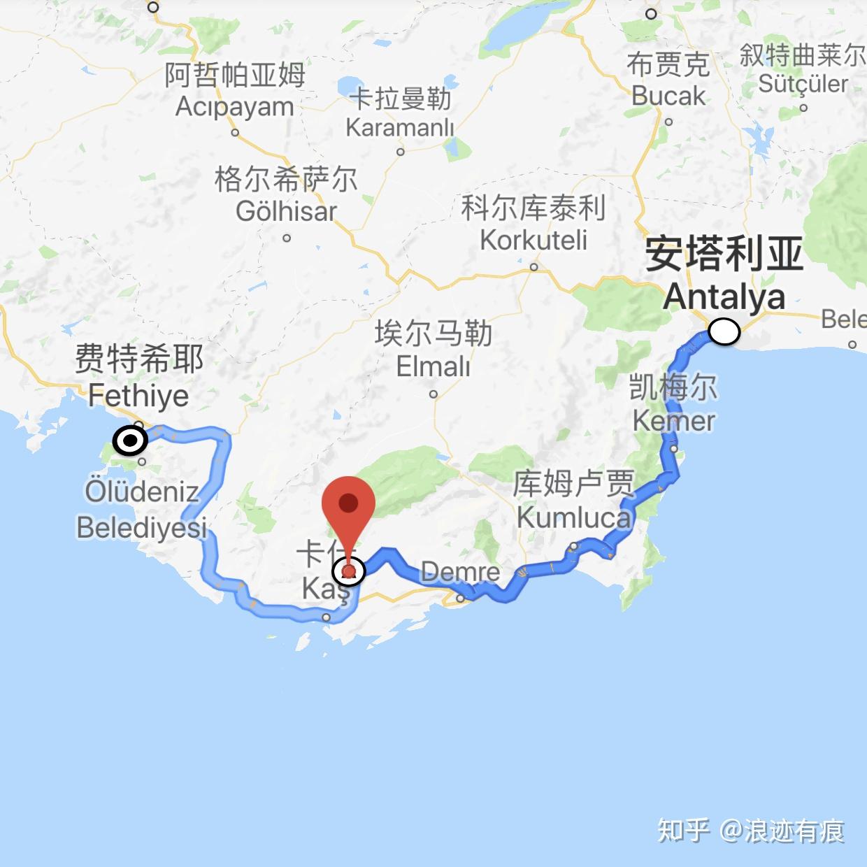 的被砸过的车,准备从安塔利亚antalya经过d400公路去费特希耶fethiye