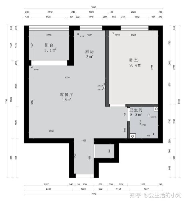 40平小屋爆改2室2厅效果惊艳所有人