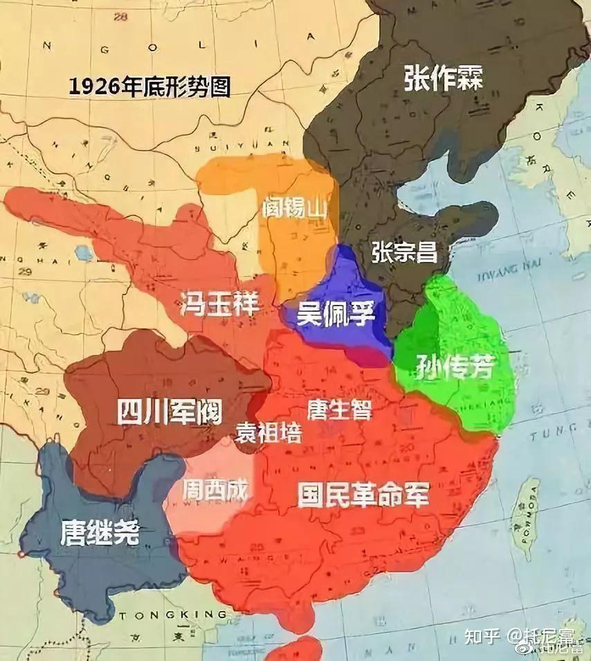 民国六大军阀,谁最能打?