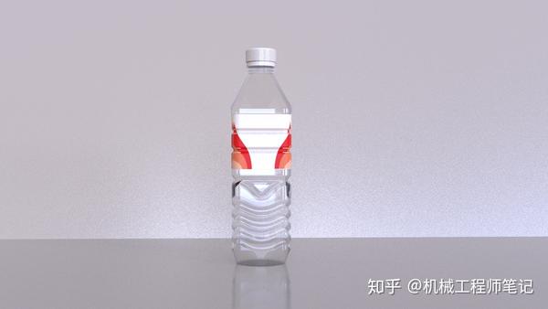 solidworks画矿泉水瓶,solidworks画创意玩偶 solidworks建模矿泉水瓶渲染图欣赏