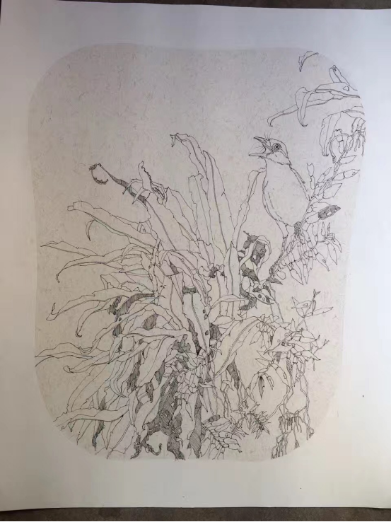 湖南师范大学工笔画考研高分卷分享