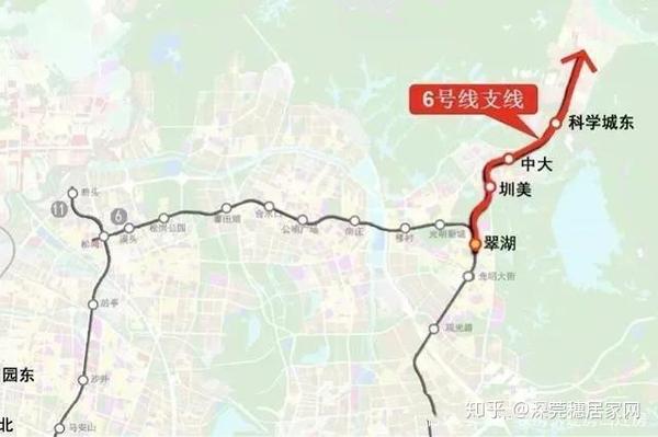 【13号地铁北延线】:位于光明区境内,连接光明凤凰城,公明中心等地区