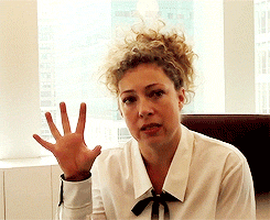 when you speak about two different groups, use one hand for each