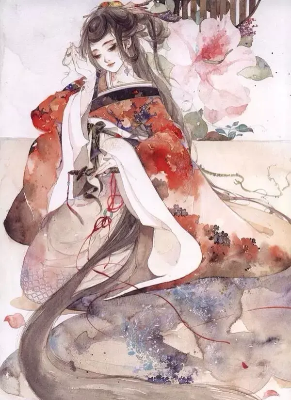 古风美图:唯美手绘画,国色天香,千姿百态的古风美人!