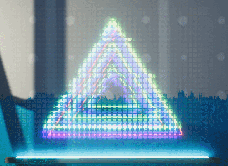 用shadergraph实现赛博朋克影视游戏作品中带glitch效果的全息投影墙