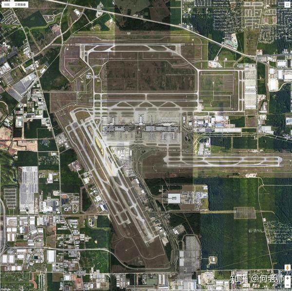 休斯顿乔治·布什国际机场 40.46 平方公里