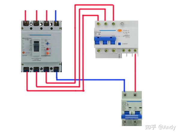 2p空气开关接3p漏保设备通电后跳闸