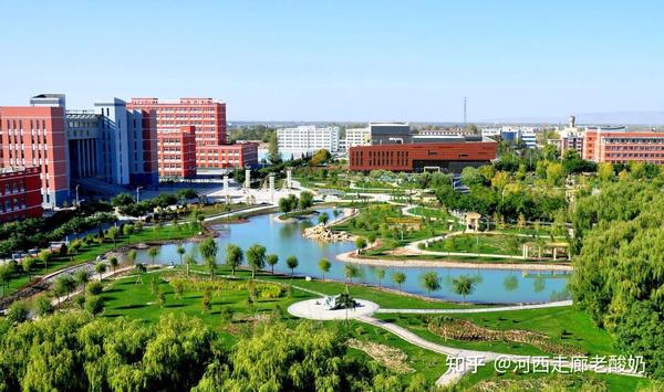 张掖河西学院可以评选甘肃最美大学之一