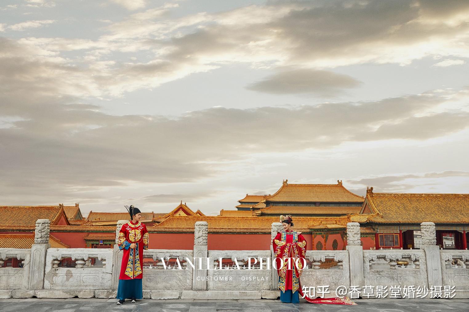 在故宫拍婚纱照是什么效果