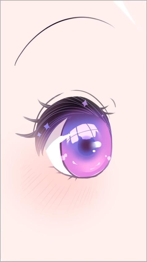 二次元梦幻系列眼睛画法技巧,眼中有你有江山