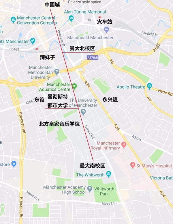 曼彻斯特是英国第二大城市,繁华程度仅次于伦敦.