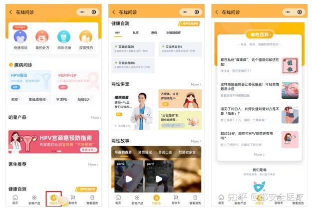 现在,"在线问诊"打通线上健康问诊与医生服务,疫苗预约,完成了"自检