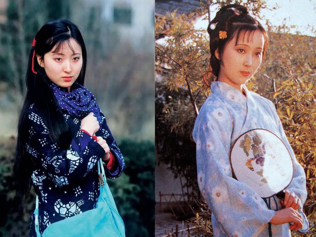 87版红楼梦女演员当年剧照和生活照对比,剧组选角的眼光真毒