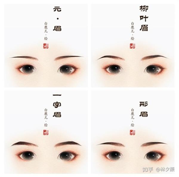 【资源】古代女子妆容:半为相貌半为容(古风美女脸部绘画知识大全)