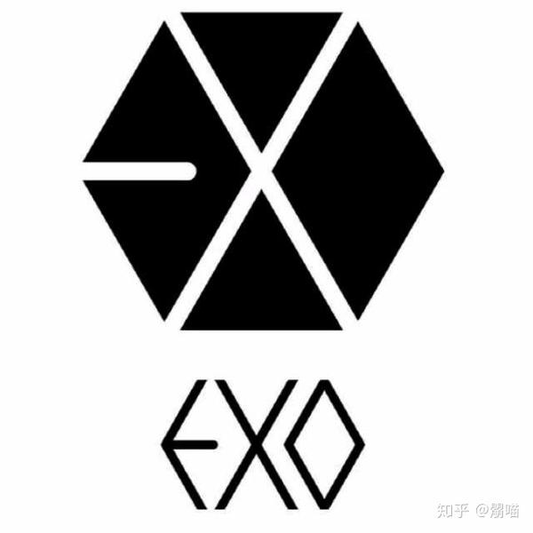 运用相同方式的logo exo