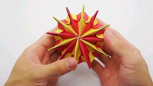 diy手工:好玩的魔方纸制玩具折纸